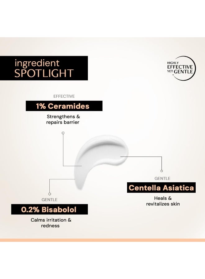ديكونستركت مرطب دي كونستركت سكين سوث | 1% سيراميدات + 0.2% بيسابولول | إصلاح حاجز السيراميد | مهدئ | للبشرة شديدة الجفاف إلى المختلطة | ترطيب عميق | 50 غرام - Image 4